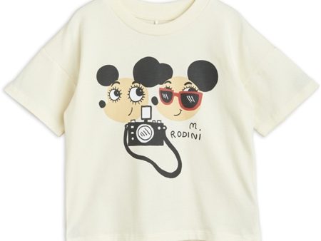 Mini Rodini Ritzratz Sp T-shirt Offwhite Sale