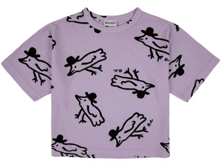 Bobo Choses Lavender Mr Birdie All Över T-Shirt Discount