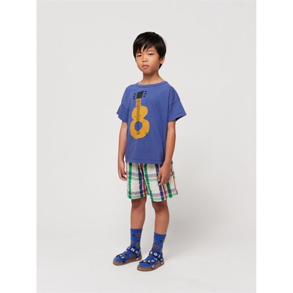 Bobo Choses Acoustic Guitar T-Shirt Navy Blue Supply