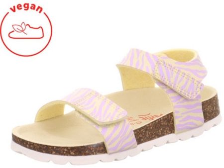 Superfit Fussbettpantoffel Sandaler Yellow Pink Fashion