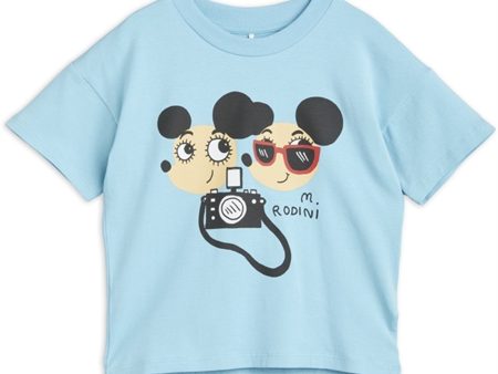 Mini Rodini Ritzratz Sp T-shirt Blue Supply