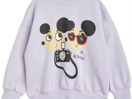 Mini Rodini Ritzratz Sp Sweatshirt Purple Supply