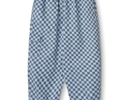 Fliink Little Boy Blue Hurlum Check Byxor Online Sale