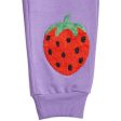 Mini Rodini Strawberries Emb Sweatpants Purple For Discount