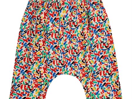 Bobo Choses Bebis Confetti All Över Woven Harem Byxor Baggy Multicolor For Cheap