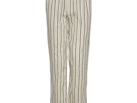 Sofie Schnoor Off White Striped Byxor Fashion