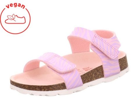 Superfit Fussbettpantoffel Sandaler Pink Lila Supply