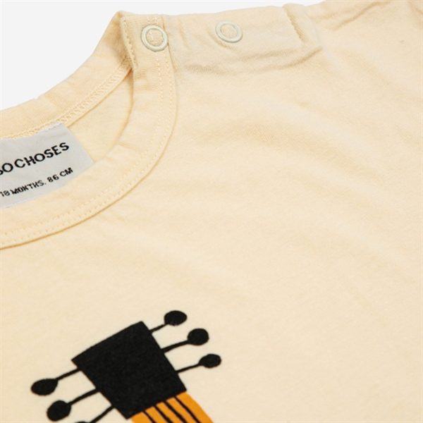 Bobo Choses Bebis Acoustic Guitar T-Shirt Light Yellow Discount