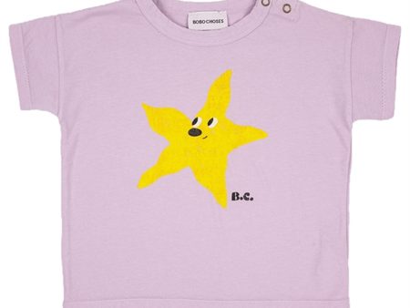 Bobo Choses Lavender Starfish T-Shirt For Discount