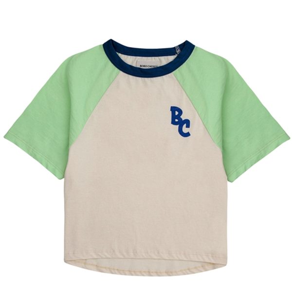 Bobo Choses Bc Color Block Raglan Sleeves T-Shirt Jade Green Online