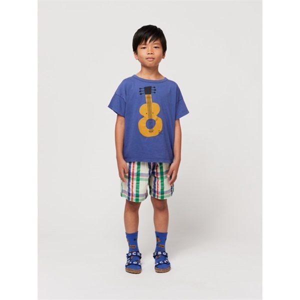 Bobo Choses Acoustic Guitar T-Shirt Navy Blue Supply