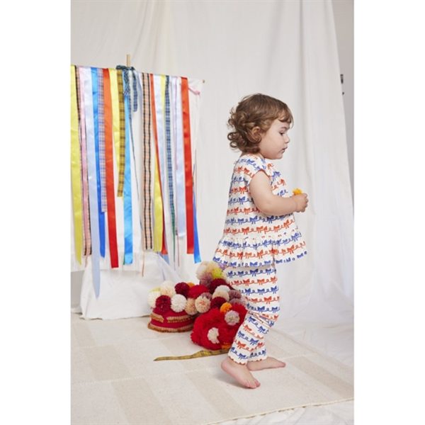 Bobo Choses Baby Ribbon Bow All Over Woven T-shirt Offwhite Hot on Sale