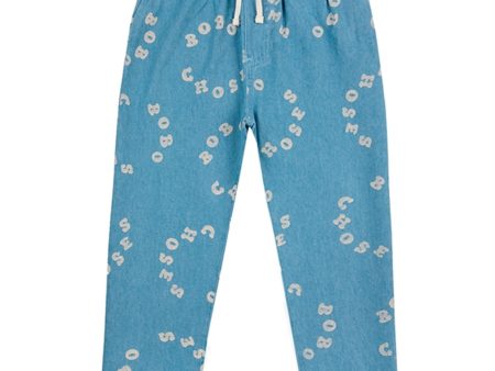 Bobo Choses Bobo Choses Circle All Över Denim Byxor Light Blue Online