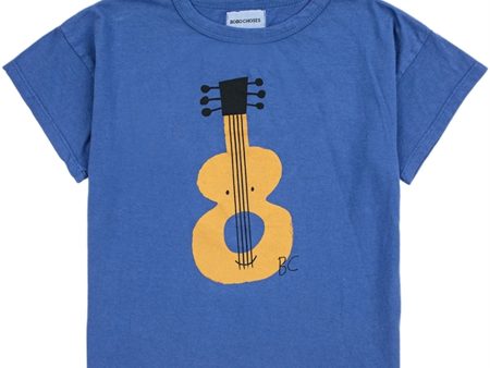 Bobo Choses Acoustic Guitar T-Shirt Navy Blue Supply