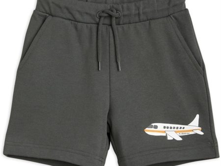 Mini Rodini Airplane Sweatshorts Grey Discount