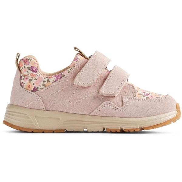 Wheat Sneaker Double Kardborreband Toney Print Rose Ballet For Cheap