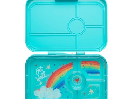 Yumbox Tapas XL 4 Sections Lunch Box Antibes Blue Rainbow Online Hot Sale