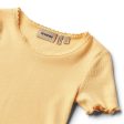 Wheat Pale Apricot Rib T-shirt Katie Cheap