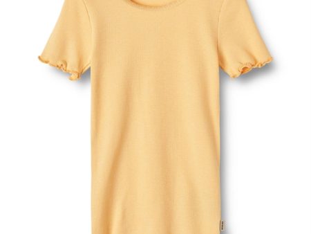 Wheat Pale Apricot Rib T-shirt Katie Cheap