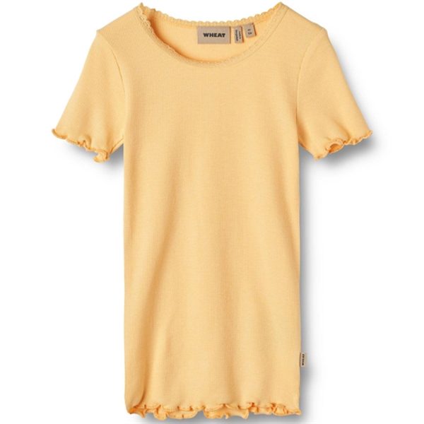 Wheat Pale Apricot Rib T-shirt Katie Cheap