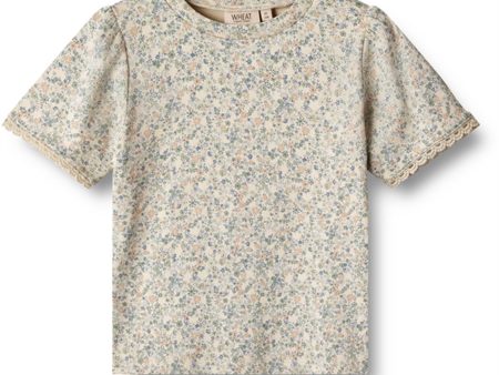 Wheat Sandshell Mini Flowers T-shirt Iris Cheap