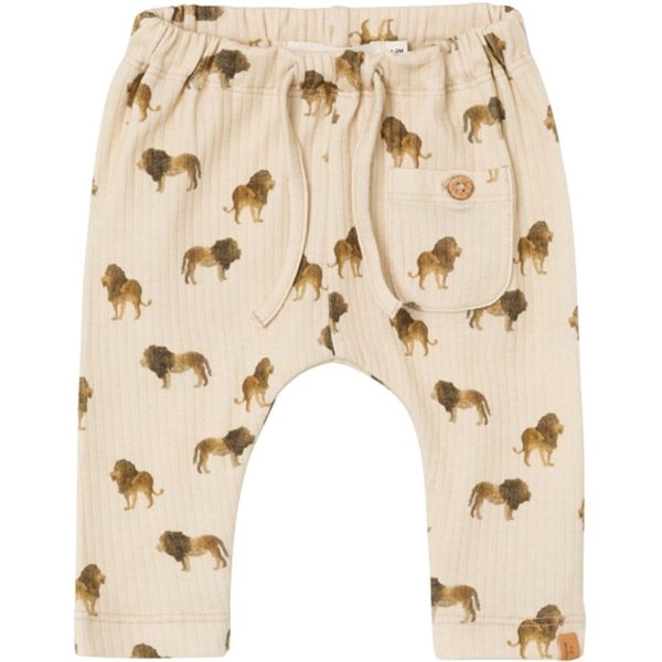 Lil Atelier Fog Lion Geo Loose Byxor Online