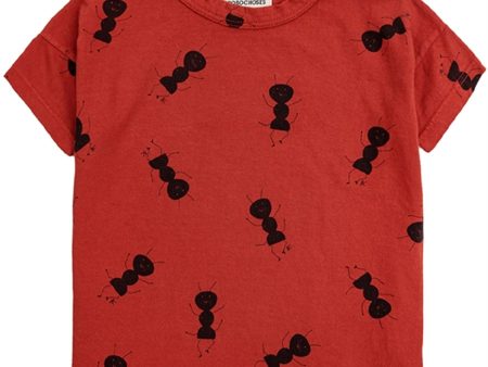 Bobo Choses Bebis Ant All Över T-Shirt Burgundy Red Sale