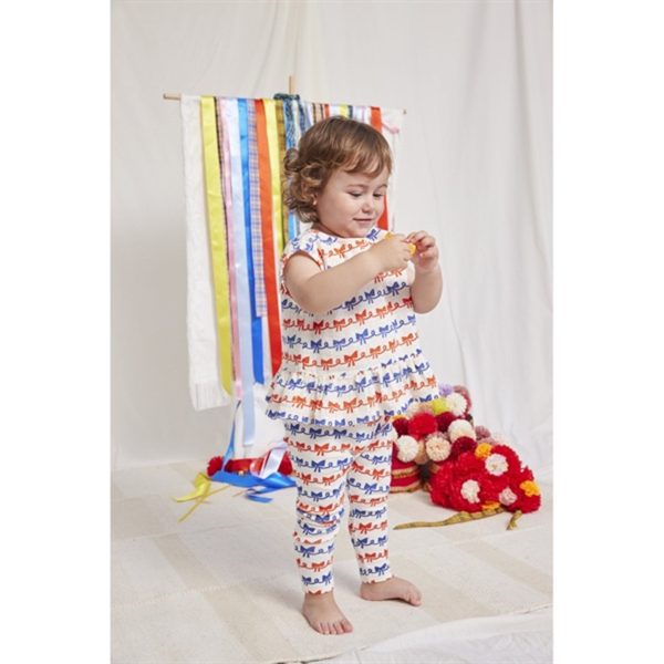 Bobo Choses Baby Ribbon Bow All Over Woven T-shirt Offwhite Hot on Sale