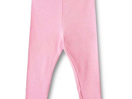 Wheat Pink Rib Leggings Maddy Online