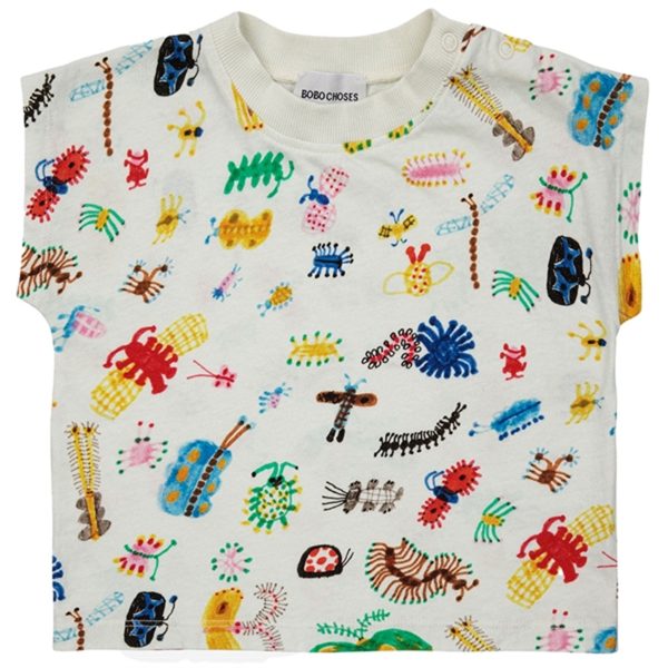 Bobo Choses Bebis Funny Insects All Över T-Shirt Offwhite Online now