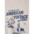 American Vintage Sweatshirt ML Col Rond Mildred Polaire Chine on Sale