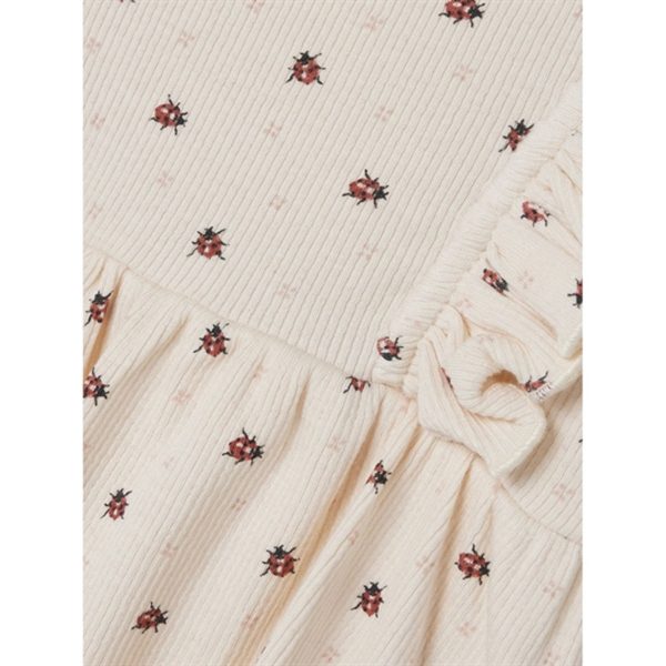 Lil Atelier Whitecap Gray Ladybug Gago Body Klänning Sale