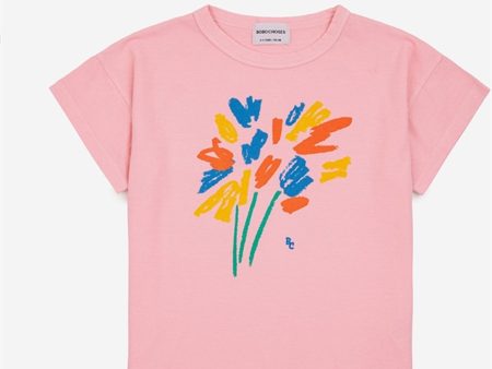 Bobo Choses Fireworks T-Shirt Pink For Sale