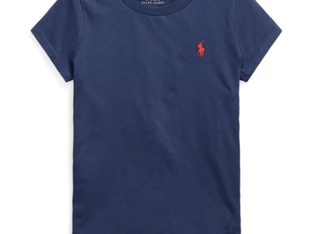 Polo Ralph Lauren Girls T-Shirt Newport Navy Discount