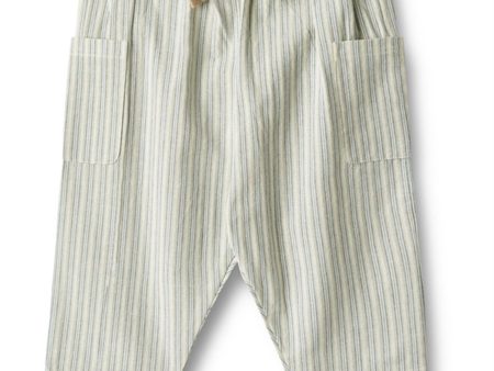 Wheat Aquablue Stripe Byxor Arne Hot on Sale