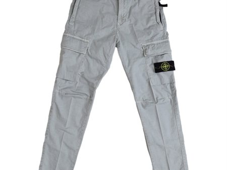 Stone Island Byxor Pearl Grey Cheap