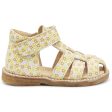 Angulus Begyndersandaler Yellow Flower Print Online now