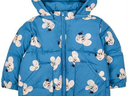 Bobo Choses Blue Mouse Jacka med Hætte AOP Online now