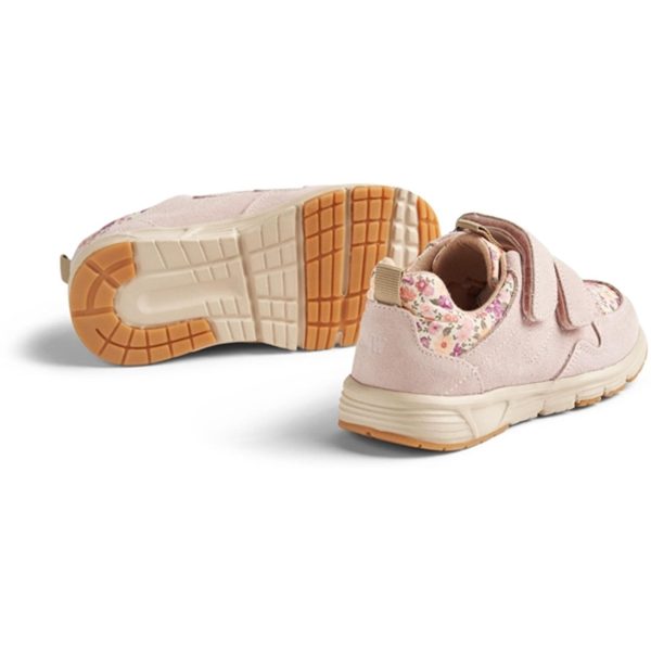 Wheat Sneaker Double Kardborreband Toney Print Rose Ballet For Cheap