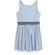 Polo Ralph Lauren Girl Klänning Blue Hyacinth Hot on Sale