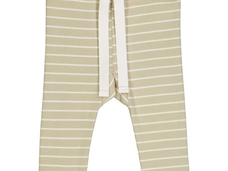 Müsli Desert Green  Balsam Cream Stripe Rib Byxor Sale