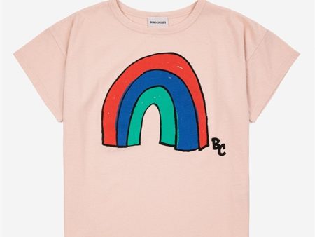 Bobo Choses Rainbow T-Shirt Light Pink on Sale