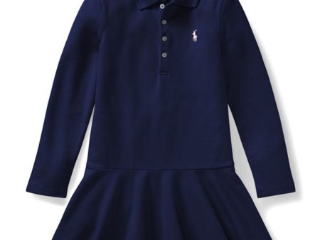 Polo Ralph Lauren Girl Dress Navy Discount