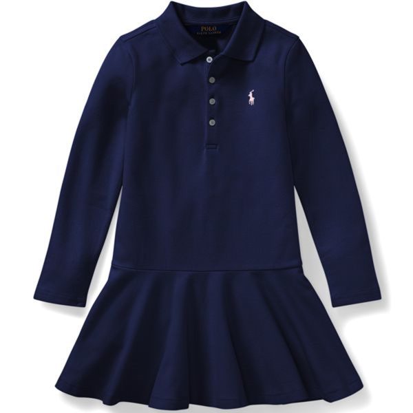 Polo Ralph Lauren Girl Dress Navy Discount