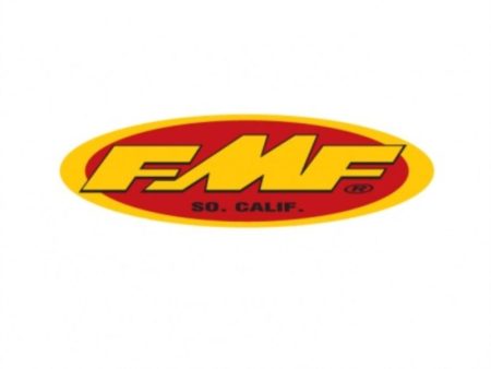 FMF Racing 23In Oval Trailer Sticker (Yel Red) (Individual) 010594 Discount