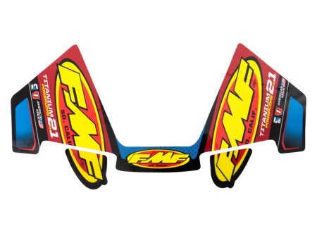 FMF Racing Titanium Powercore 2.1 Mylar Decal Replacement 3Pc 014950 Sale