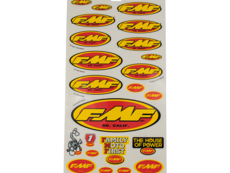 FMF Racing Assorted Sticker Sheet 014800 on Sale